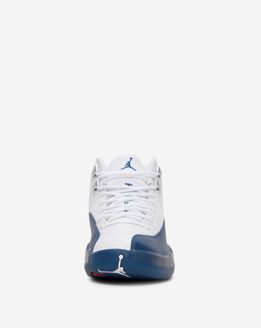 jordan 12s navy blue and white