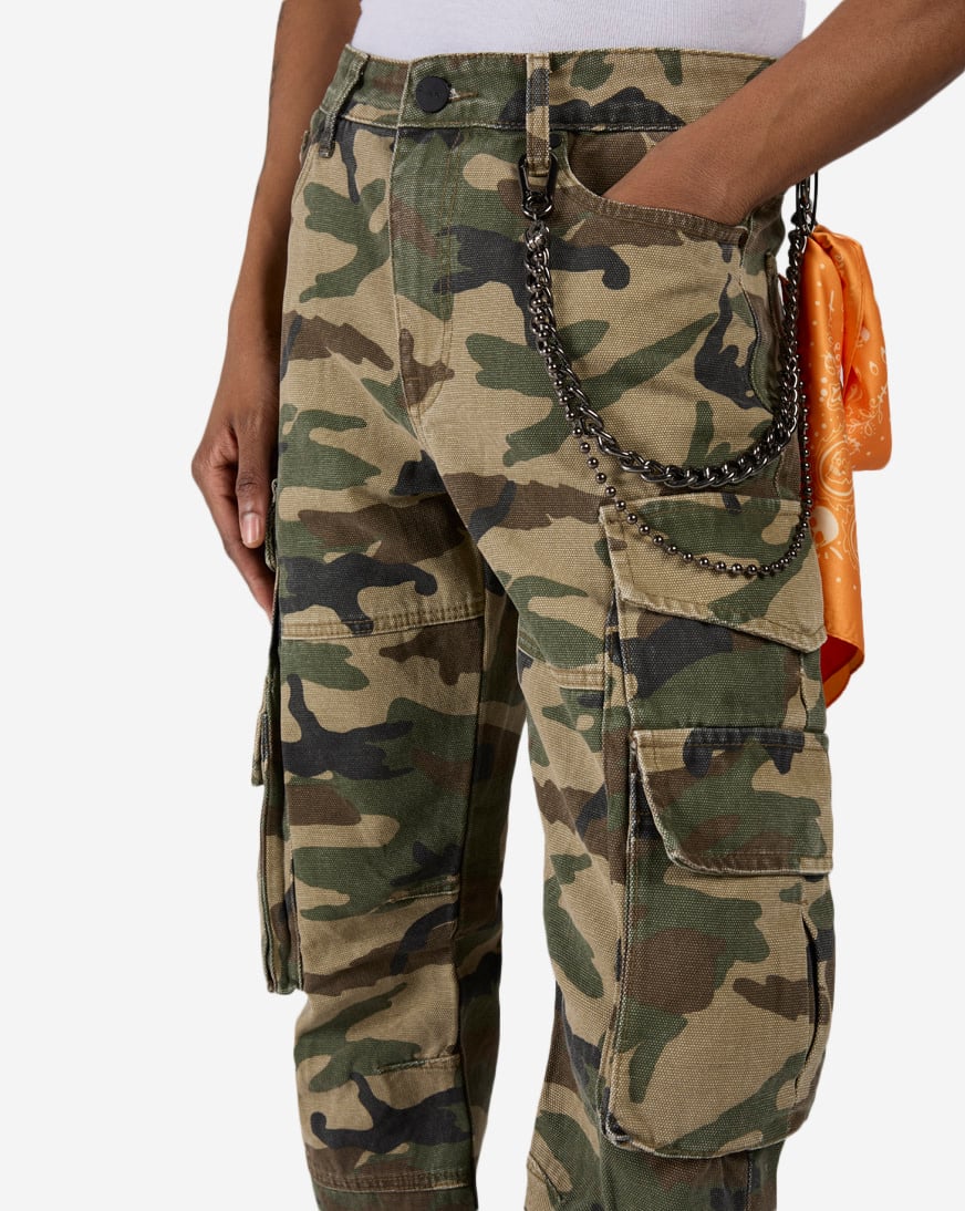 Shop Smoke Rise Grommet Utility Pants TP26S437SN-CAM camo | SNIPES USA