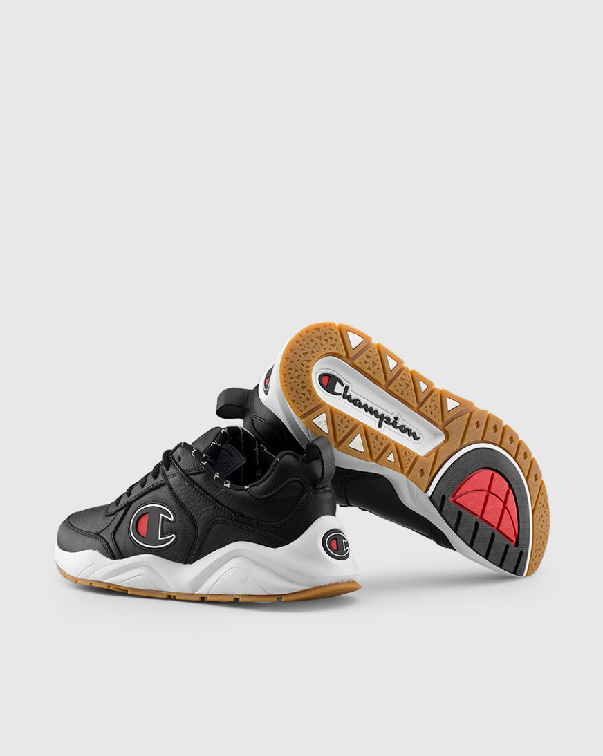 champion men's 93 eighteen big c black & white shoes