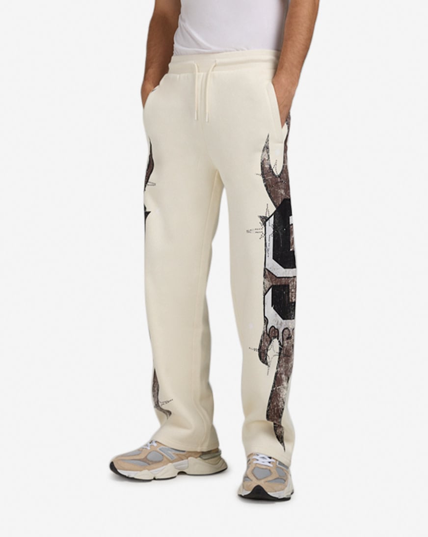 Shop Smoke Rise Unbreakable Fleece Pants FP25617SNZ-CHA cream