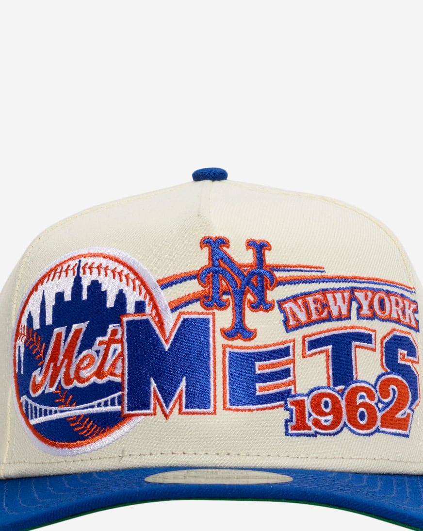 Shop New Era 9Fifty New York Mets Classic A-Frame Snapback Hat