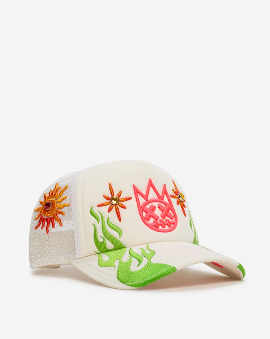 Shop Cult of Individuality Sunny Daze Spider Mesh Back Trucker Hat