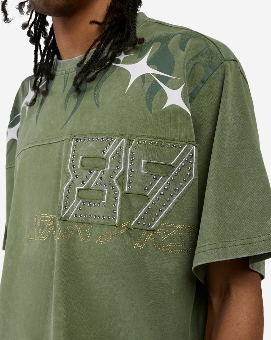 Shop Smoke Rise Super Sonic T-Shirt KT26S447SNZ-VIN green | SNIPES USA