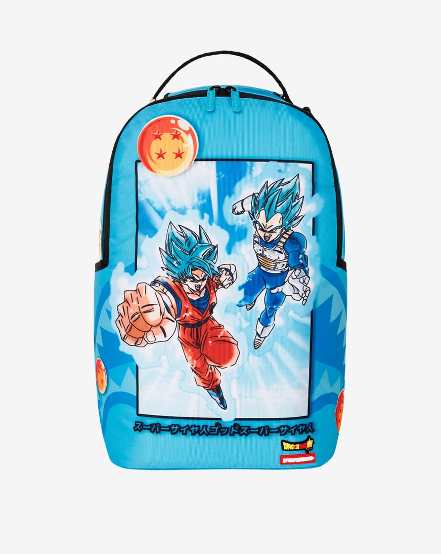 Shop Sprayground Super Saiyan Blue Goku And Vegeta Backpack B7152