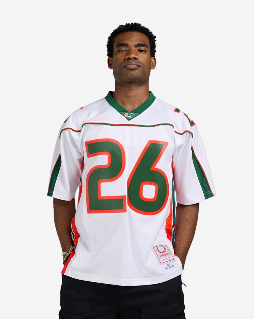 ★Mitchell & Ness NCAA Miami Hurricanes Playmaker 関税込★ Mitchell & Ness NCAA Miami Hurricanes Playmaker T-Shirt | PacSun