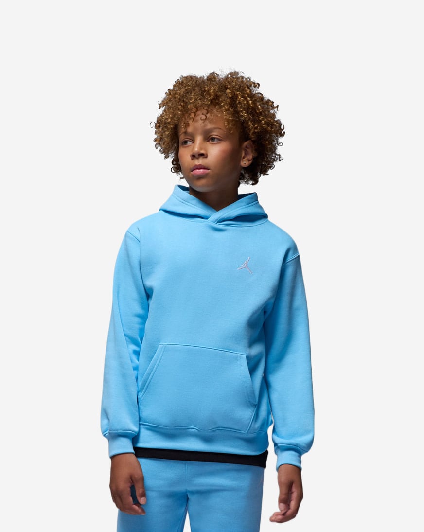 Shop Jordan Big Kids' Brooklyn Fleece Pullover Hoodie 95F116-U9G