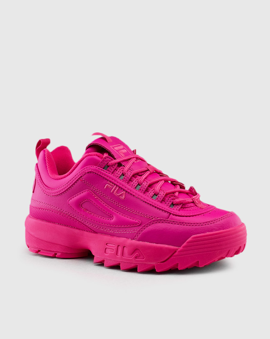 fila disruptor neon pink