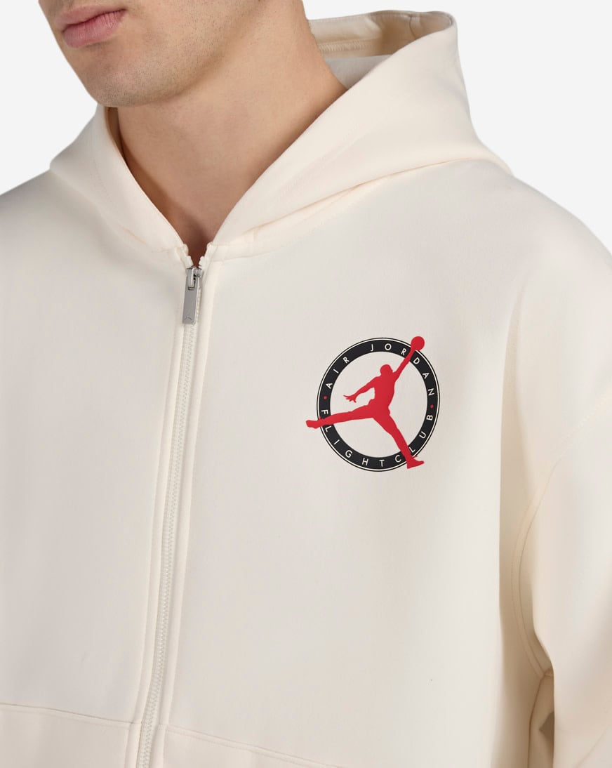 Shop Jordan Flight Club Fleece Full-Zip Knit Sweatshirt IF1810-110