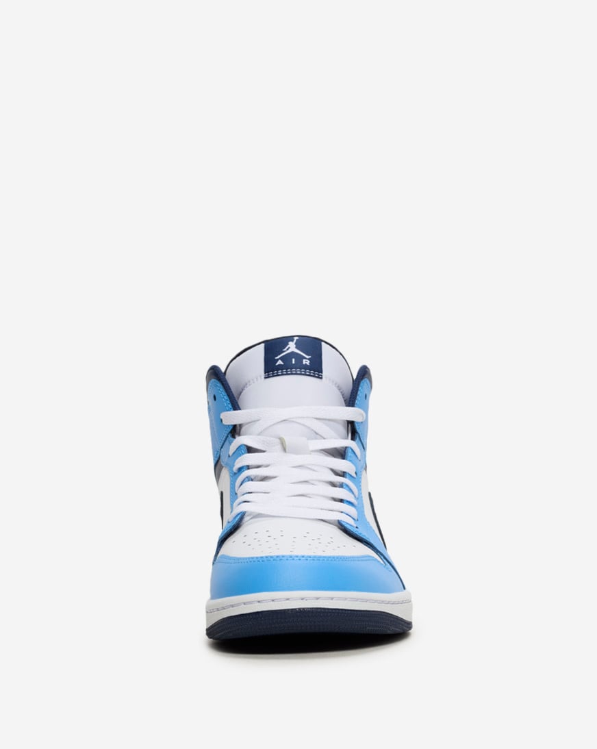 あお 購入 Shop Jordan Air Jordan 1 Mid DQ8426-405 blue | SNIPES USA