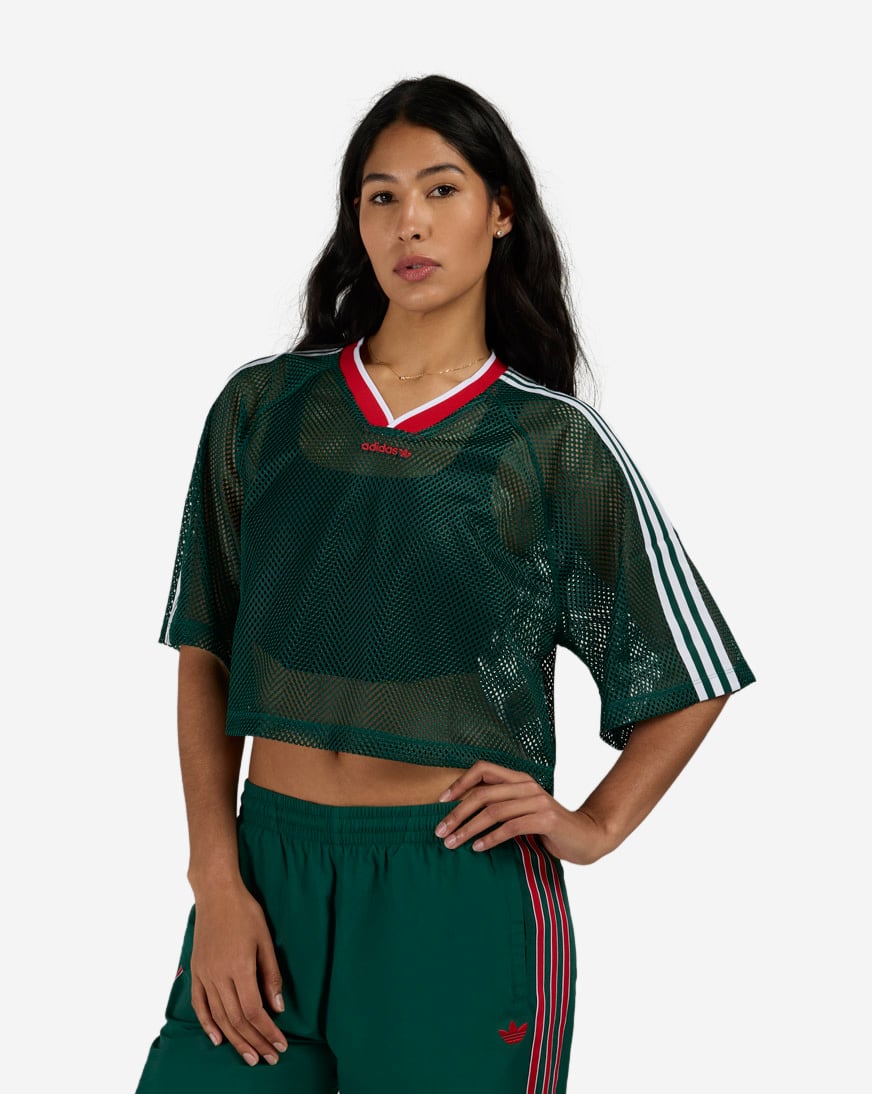 Shop adidas Mesh Short Sleeve T-Shirt KD8805 green | SNIPES USA