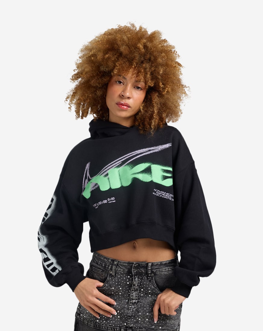 ち*げ様 always リバーシブルビーニー　sk8 swag drip Shop Nike Studio Fleece Medium Weight Cropped Oversized Pullover