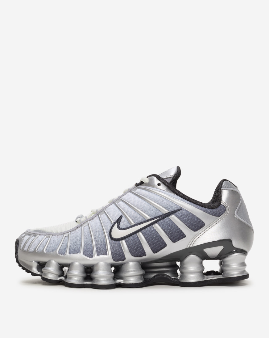 【確実正規品】Shox tl シルバー 24cm ショックス NIKE Wmns Shox TL Metallic Silver/Black/White