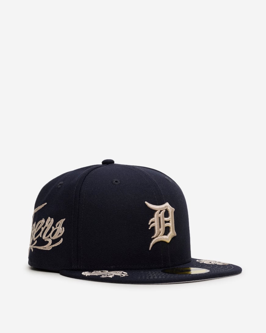Shop New Era 59Fifty Detroit Tigers Wordmark Fitted Hat 60792429