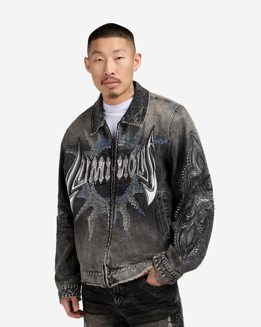 Johnny's - ※あーる※2/25 Shop Smoke Rise Luminous Denim Jacket JJ25546SN-GRY grey
