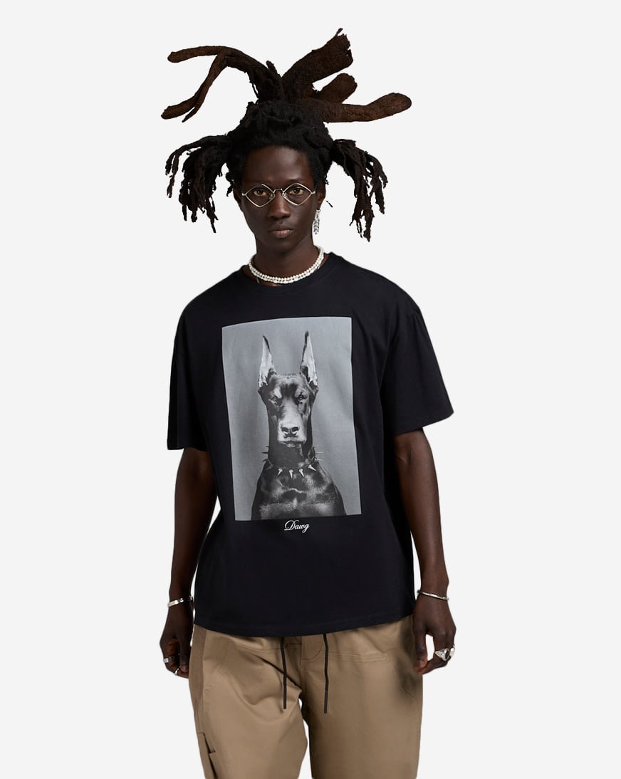 Shop Urban Classics Dawg Tee MTUS379-0007 black | SNIPES USA