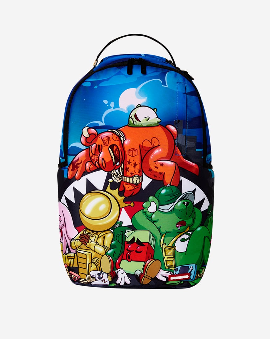 Shop Sprayground Sleepy Spray Squad DLXR Backpack B7529 multi