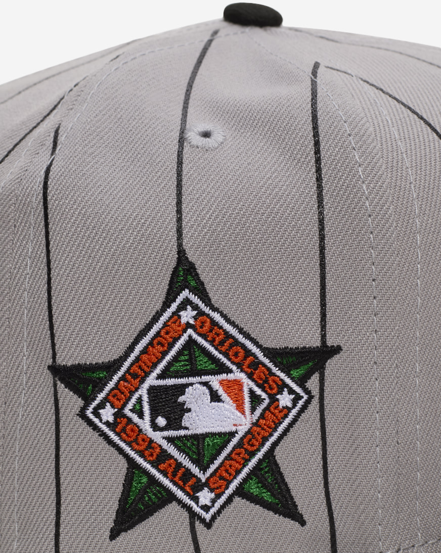 Shop New Era 59Fifty Baltimore Orioles DSM Pinstripe Fitted Hat