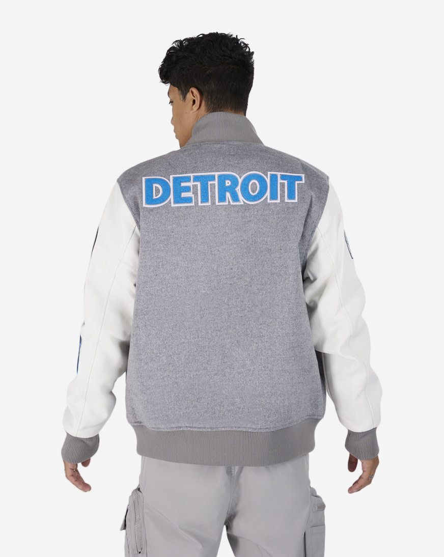 Shop PRO STANDARD NFL Detroit Lions Varsity Jacket
