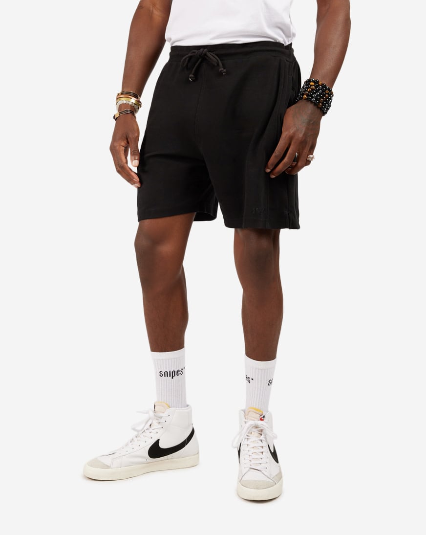 Shop SNIPES Essential Logo Fleece Shorts SNQ223012M-BLK black