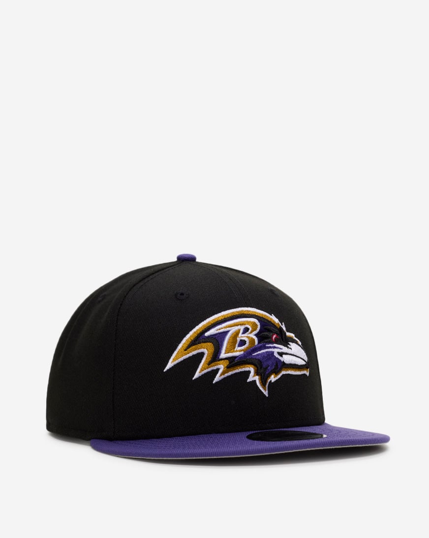 Shop New Era 9Fifty Baltimore Ravens Evergreen Snapback Hat