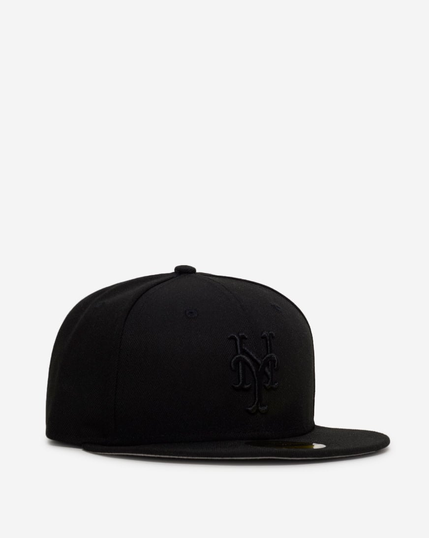 Shop New Era 59Fifty New York Mets Core Fitted Hat 11591131 black