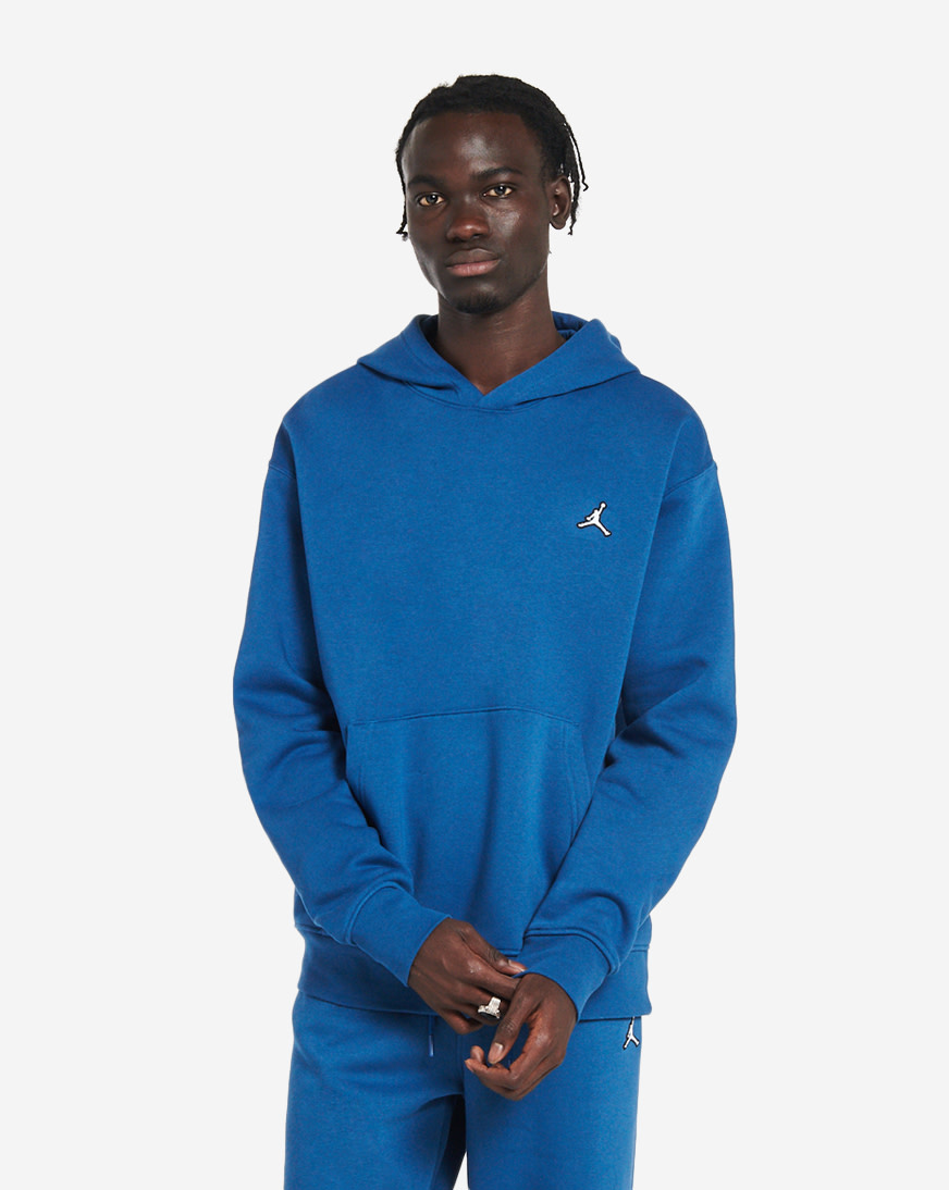 Shop Jordan MJ Essential Fleece Pullover Hoodie DQ7466-493 blue | SNIPES USA
