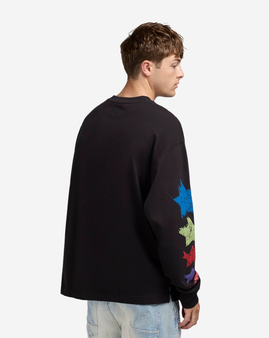 Shop Puma Lamelo Star Vision Long Sleeve Tee 63243901 black