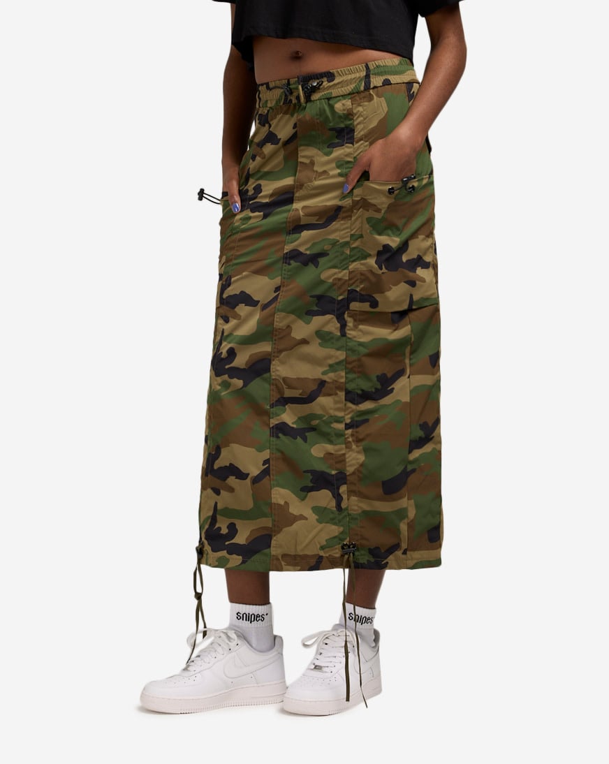 【PORTERNA】Bill Camo Mid-Length Skirt Shop Vibrant Cargo Midi Skirt XSK029-CAM camo | SNIPES USA