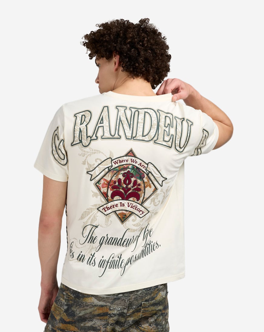 Shop Smoke Rise Academy T-Shirt KT25568SN-CLK cream | SNIPES USA