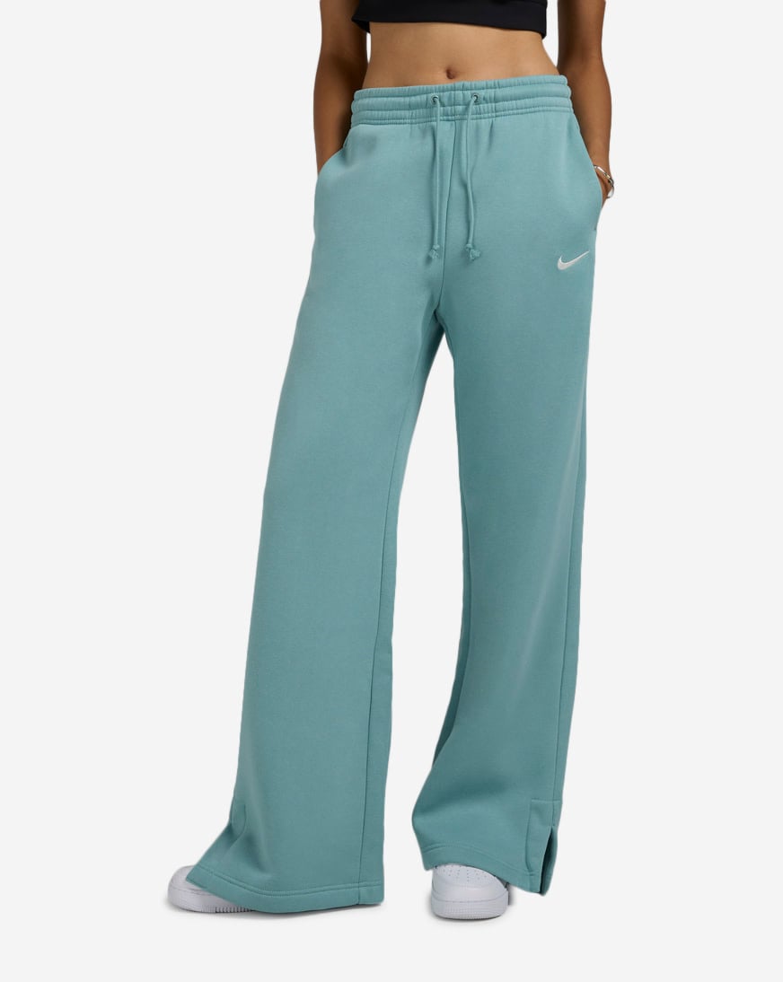 Shop Nike NSW Phoenix Fleece Wide-Leg Sweatpants IH1011-017 blue