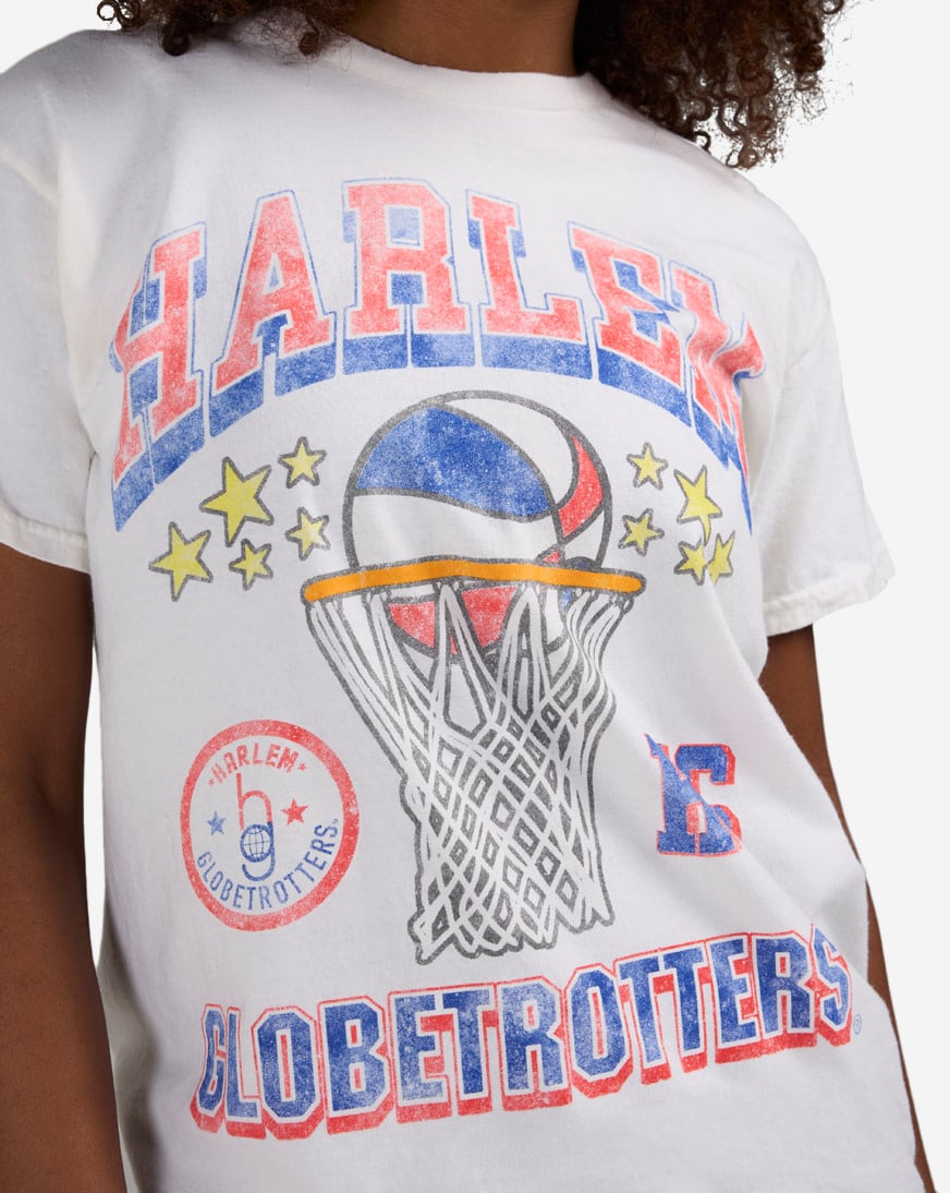 Shop Graphic Tees Harlem Globetrotters Tee HGL1220XX white