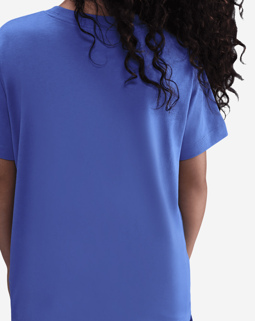 Shop Nike Big Kids' Shoeboxes Graphic Tee HV5214-411 blue | SNIPES USA