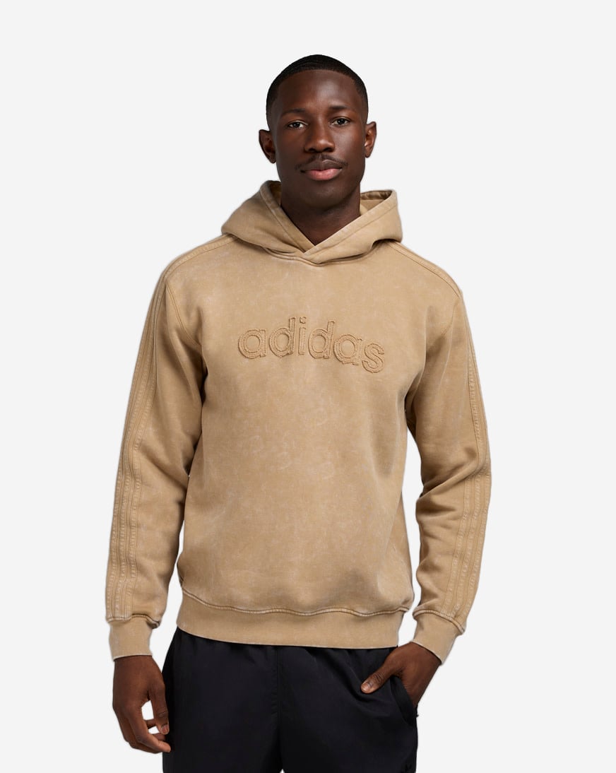 Shop adidas Washed Hoodie JY2791 beige | SNIPES USA