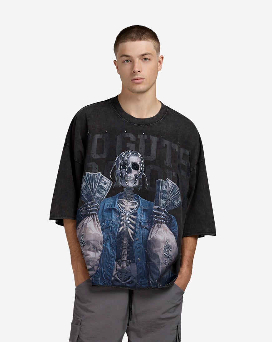 Shop Roku Studio No Guts No Glory Tee RK1481897-WBK black | SNIPES USA