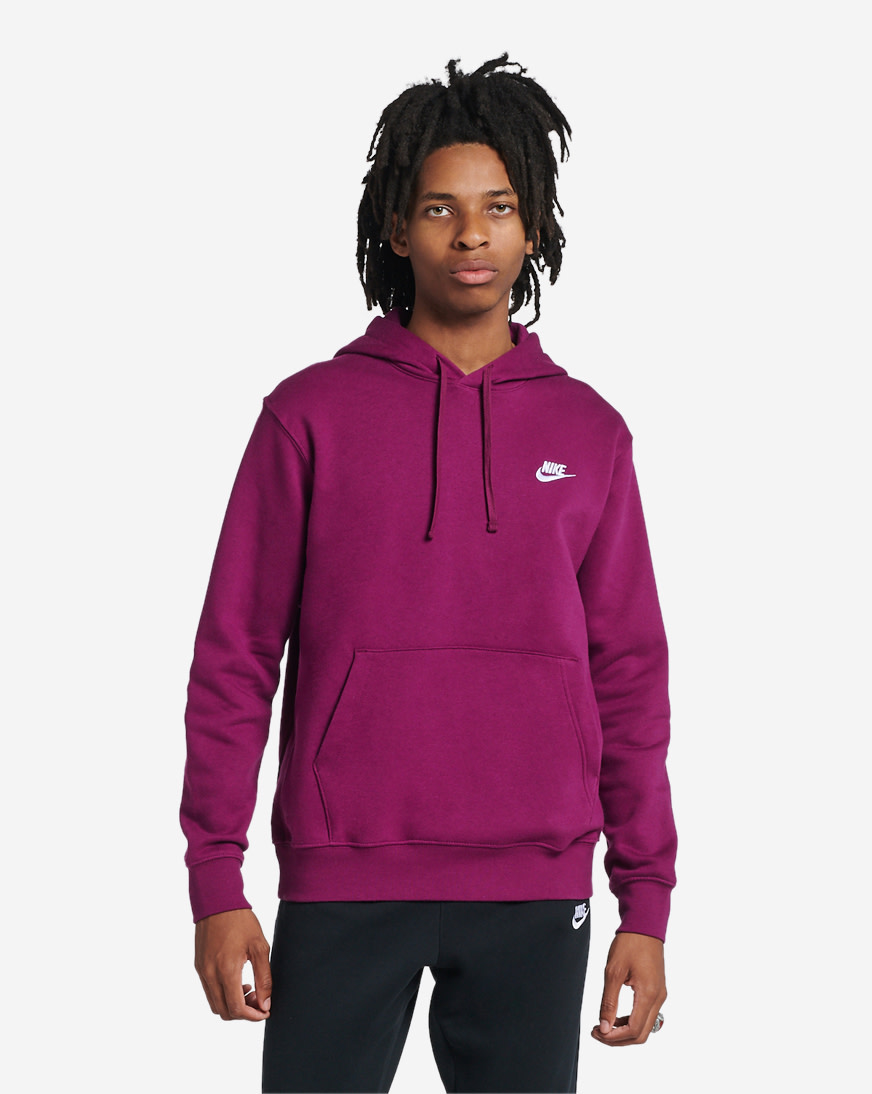 Shop Nike NSW Club Fleece Pullover Hoodie BV2654-010 black | SNIPES USA