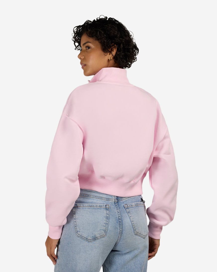 Shop Nike NSW Phoenix Fleece 1/4-Zip Cropped Sweatshirt DQ5767-663