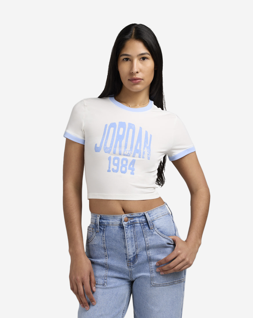 Cropped Graphic T-Shirt