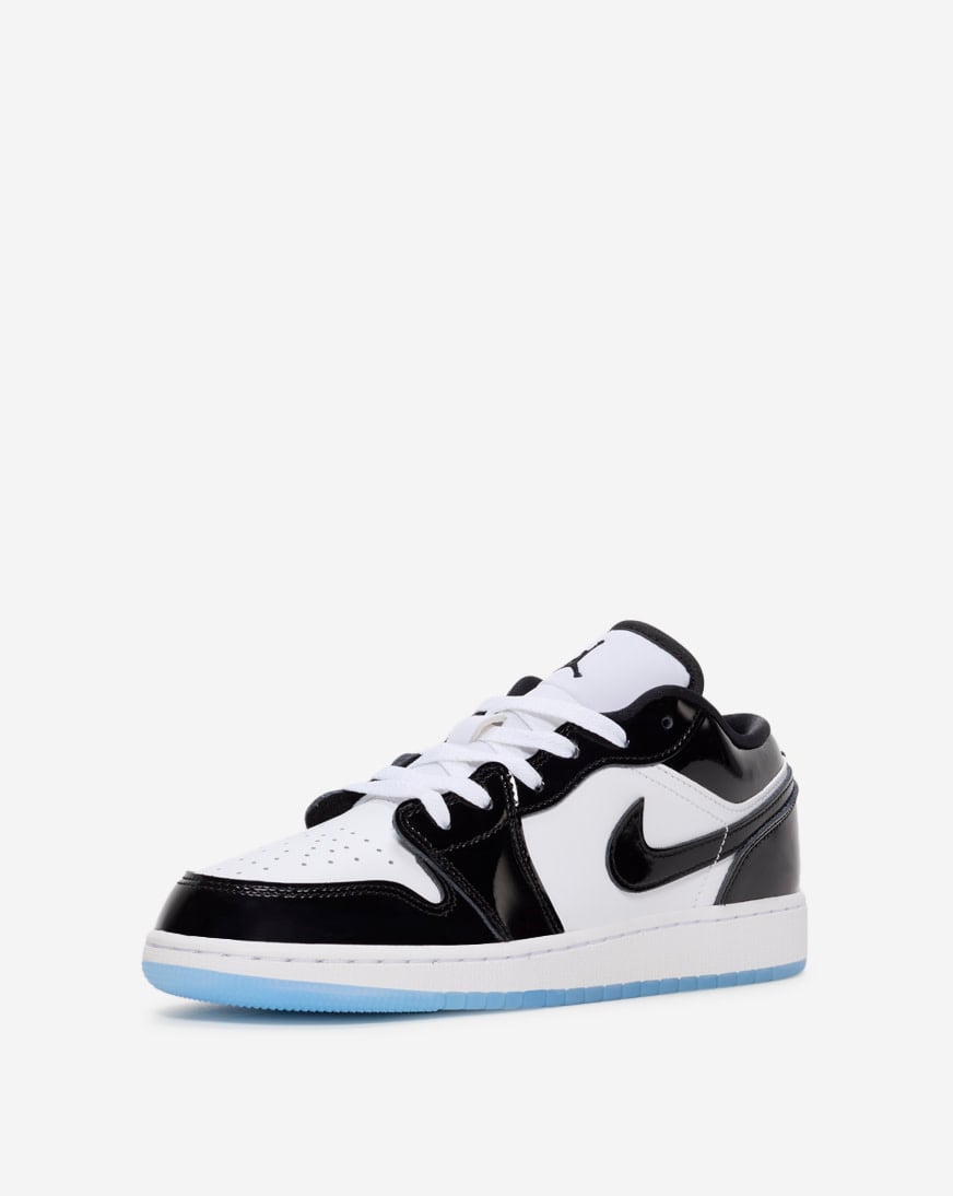 Shop Jordan Big Kids' Air Jordan 1 Low SE DV1333-100 black