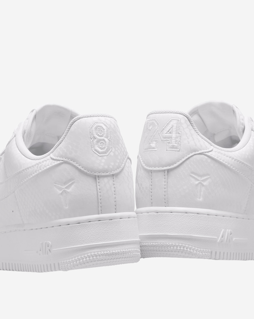 Shop Nike Kobe Bryant Nike Air Force 1 Low IB0018-100 white