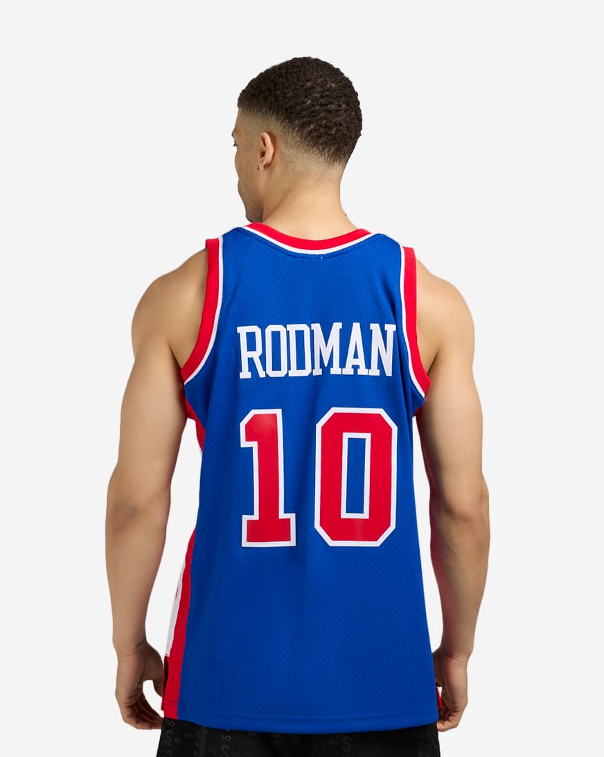 Shop Mitchell Ness Detroit Pistons Rodman Swingman Jersey