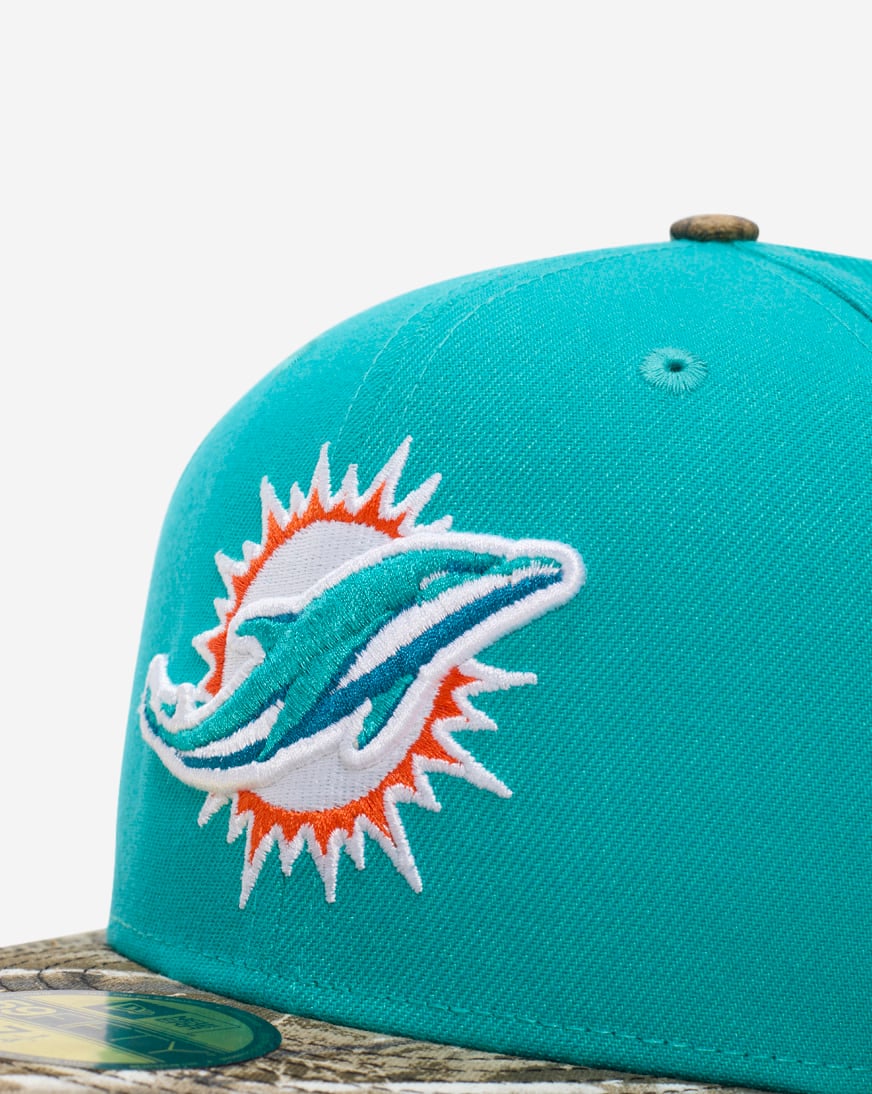 Men's New Era Pink Miami Dolphins Color Pack 59FIFTY Fitted Hat