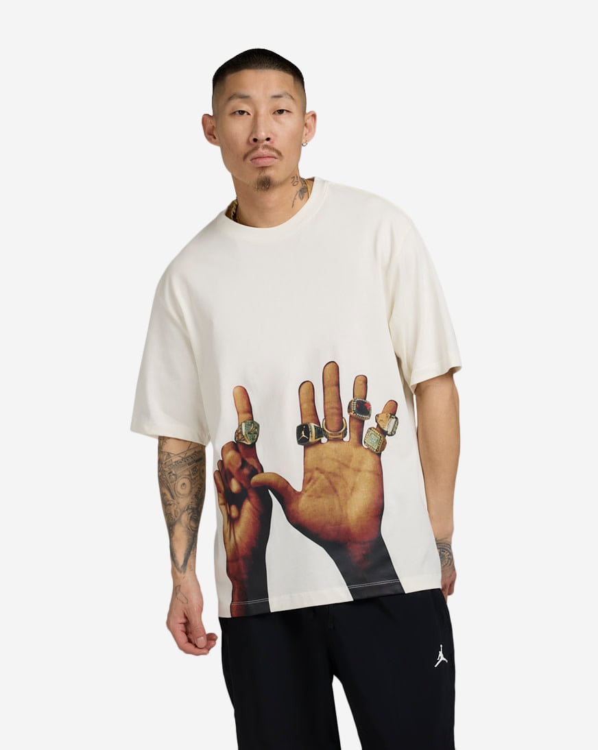 ★ Nike★ Jordan Flight MVP Ring T-Shirt M Sale Black HJ232 Buy Air Jordan Flight MVP Rings T-Shirt 'Black/Sail