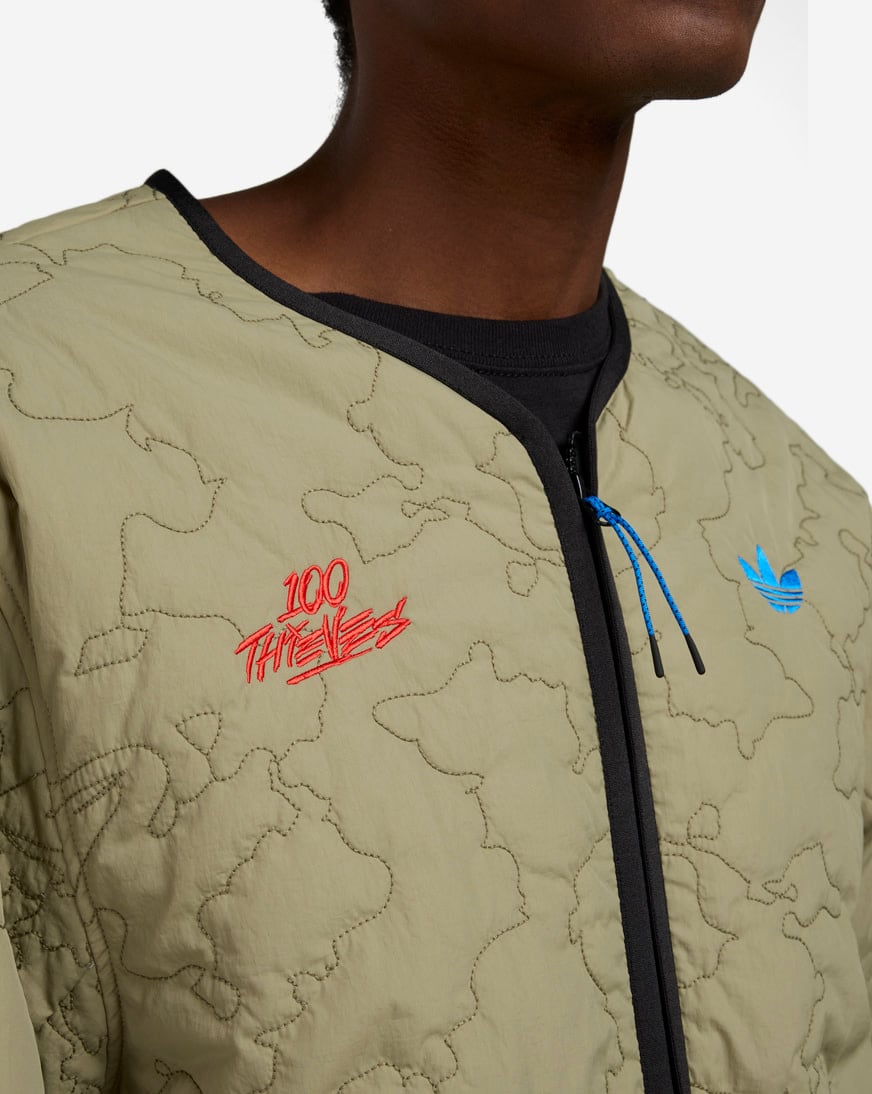 gilet adidasリメイクコート あるたいる様 専用 gilet adidas ジャージリメイク ガウンコート
