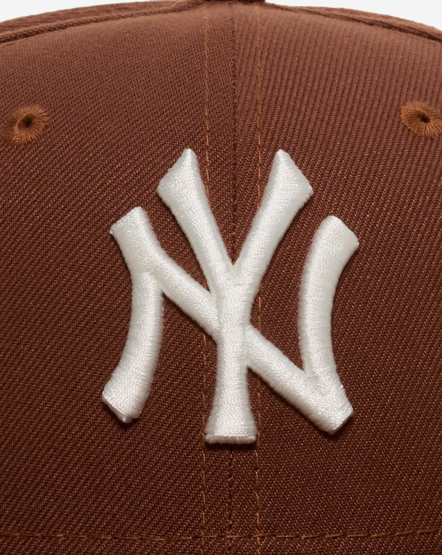 Shop New Era 59Fifty New York Yankees Fitted Hat 70958607 brown