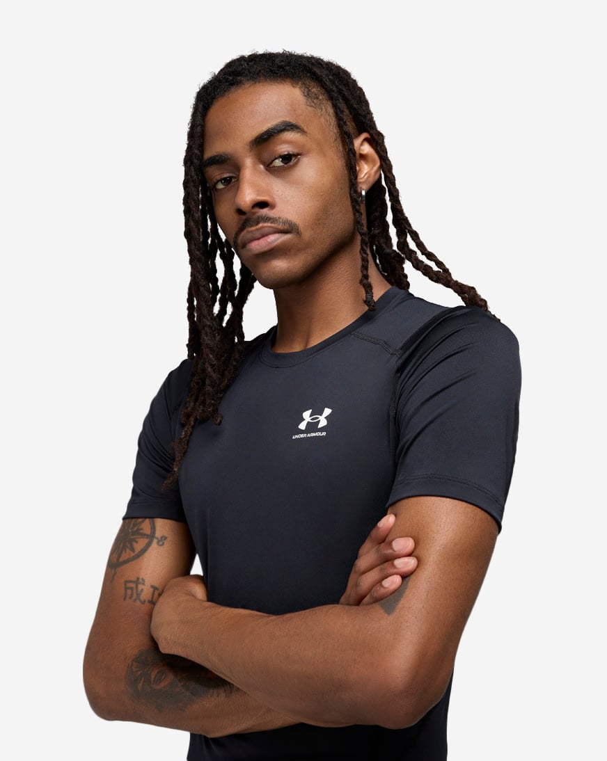 Shop Under Armour HeatGear Compression Short Sleeve Top 1361518