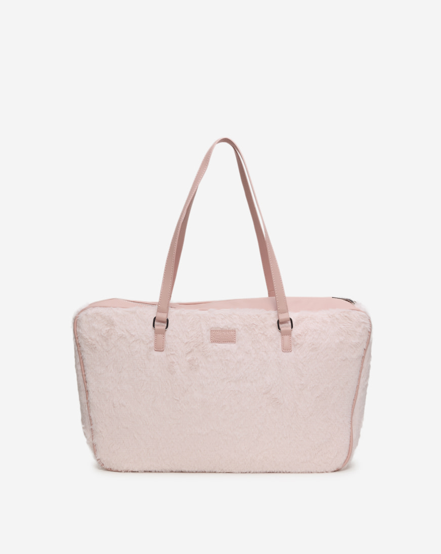 Shop Von Dutch Furry Pink Tote VDTB-003 pink | SNIPES USA