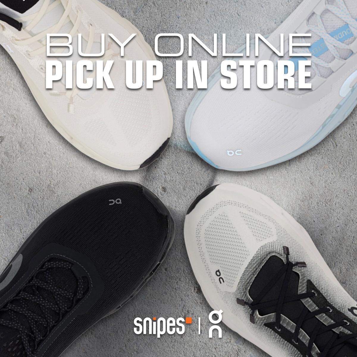 ON - NOW AVAILABLE AT SNIPES