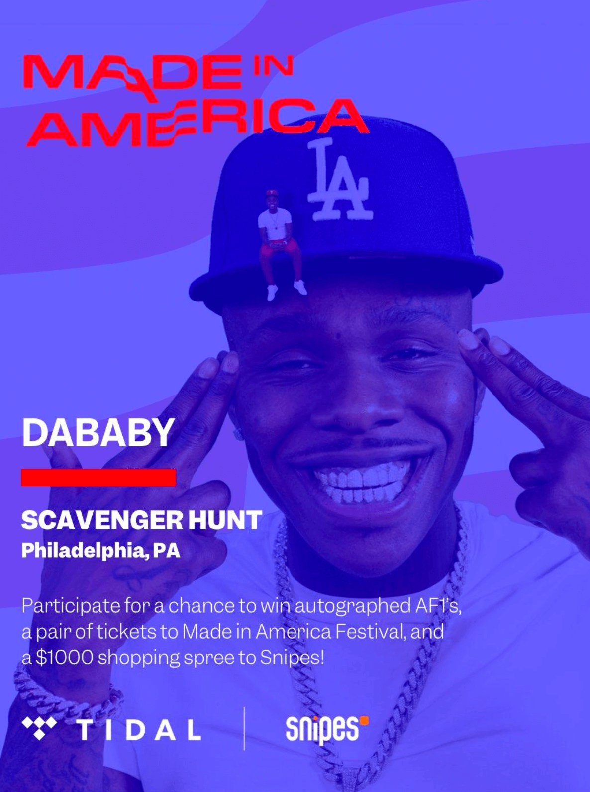 SNIPES x DaBaby Scavenger Hunt