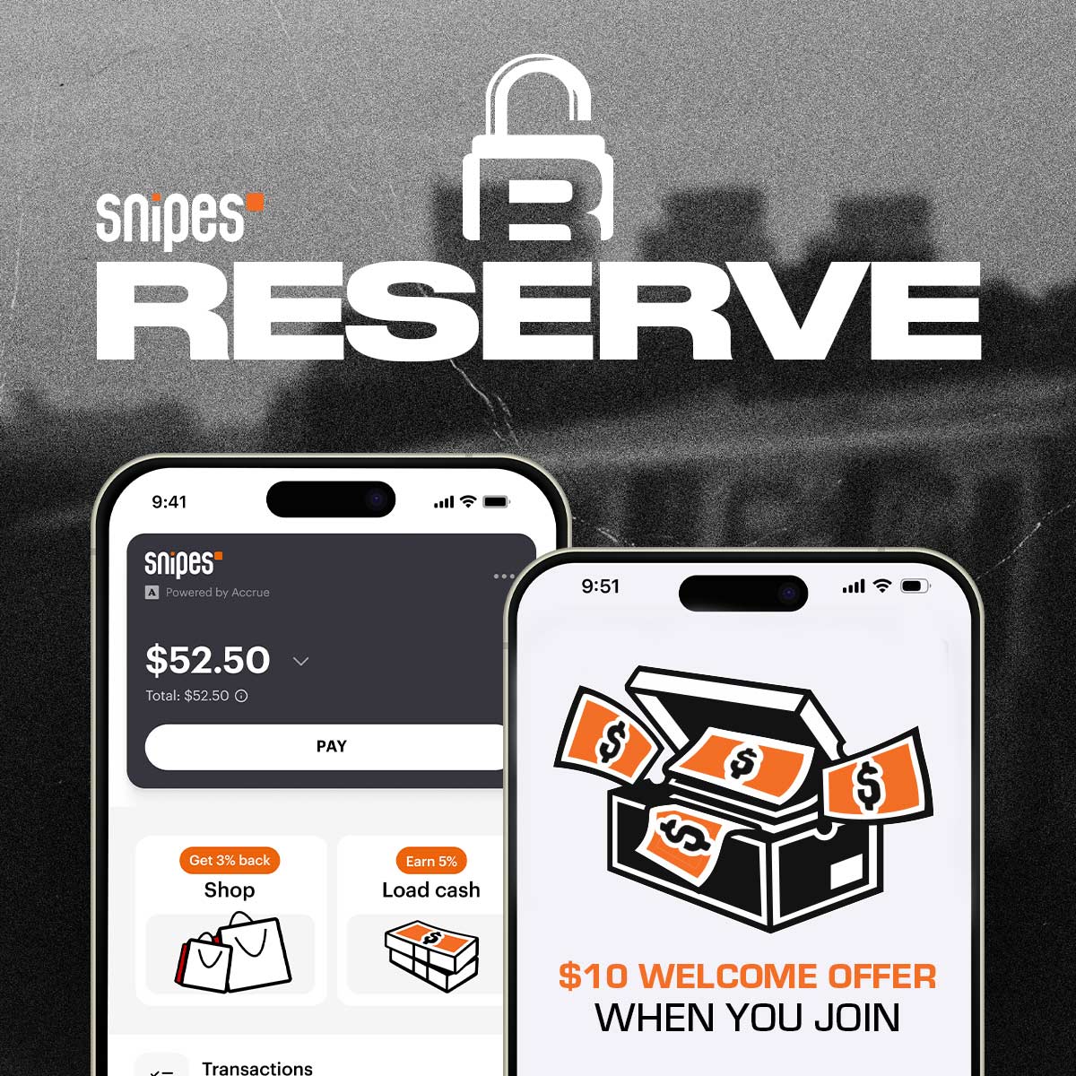 JOIN RESERVE.<br>EARN INSTANTLY.